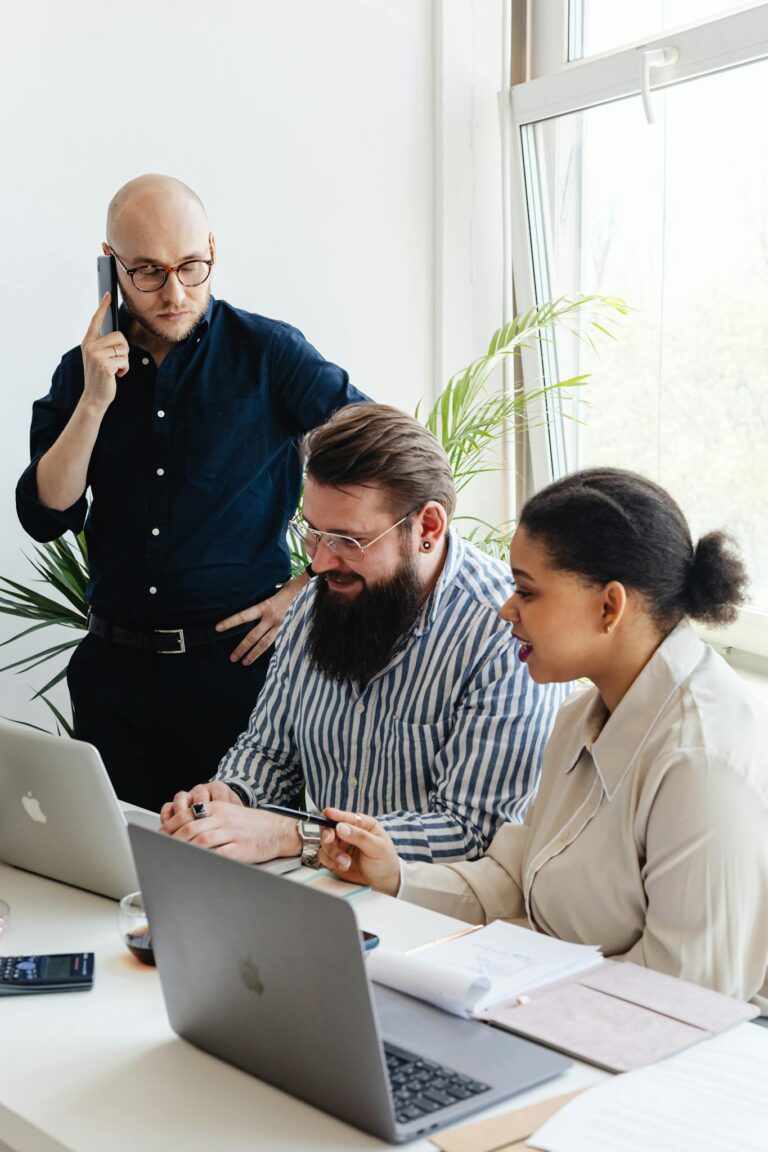 Leaders collaborating on AI strategy with 10xAI Business